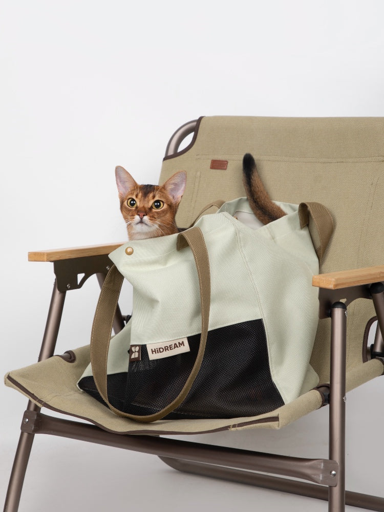 Color-Block Single-Shoulder Pet Carrier